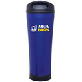 18 Oz. Blue Cara Stainless Steel Tumbler